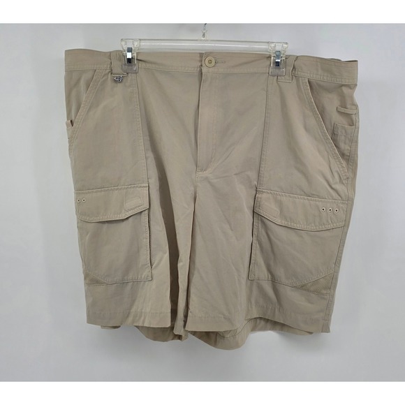 Columbia Other - Columbia Mens XXL 8L Shorts PFG Performance Fishing Gear Tan Cargo Utility